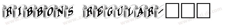 Ribbons Regular字体转换